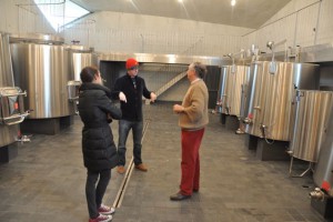 With Jacques Thienpont at Le Pin