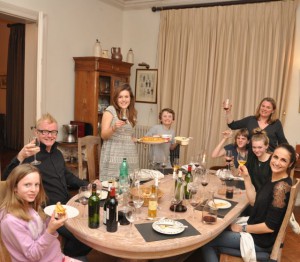 Amelia, Chris, Alexis our assistant, Tom, Sophie, Ange, Georgie, Tash