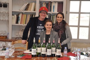 The tasting included the wines of La Mission Haut-Brion